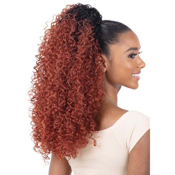 Freetress Full Cap Drawstring Ponytail & Half Wig - CRETA GIRL (LONG)