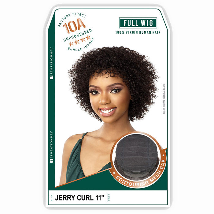Sensationnel 100% Human Hair Full Wig - JERRY CURL 11