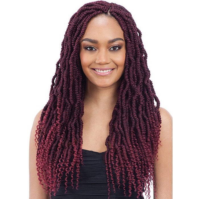 Model Model Glance Pre-Looped Crochet Braid - 2X LARGE BOMB TWIST 18"