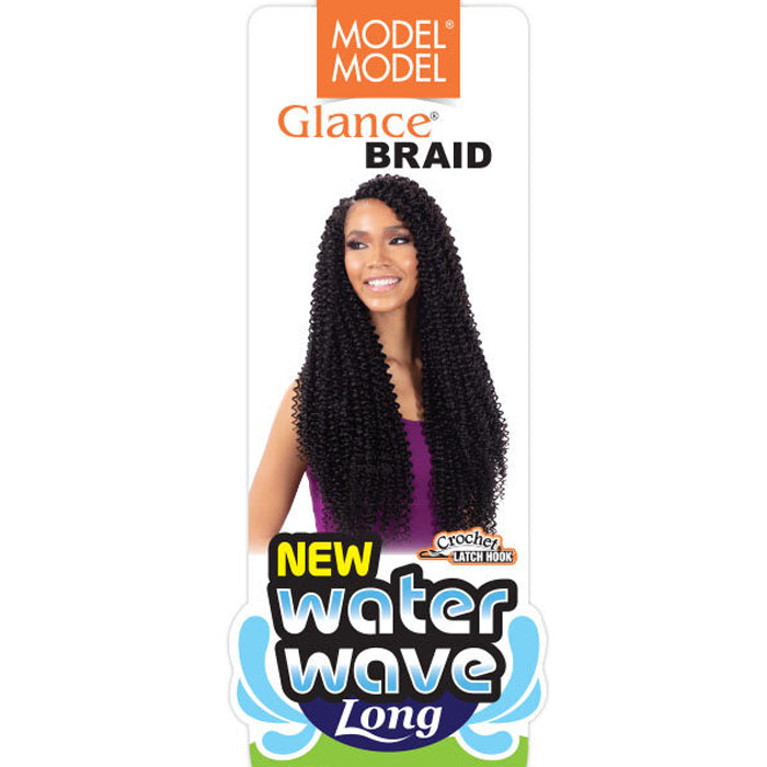 Model Model Glance Crochet Braids - NEW WATER WAVE LONG