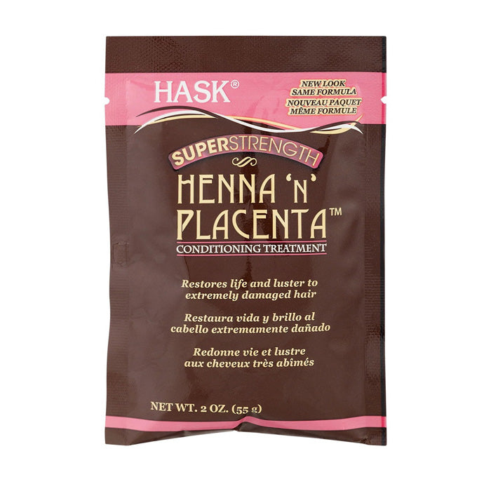 HNP Hask Henna 'N' Placenta Conditioning Treatment - SUPER STRENGTH 2 oz