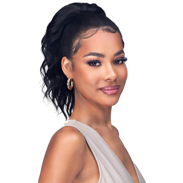 Bobbi Boss 100% Unprocessed Human Hair Drawstring Ponytail - HH-PT011 LOOSE DEEP 12