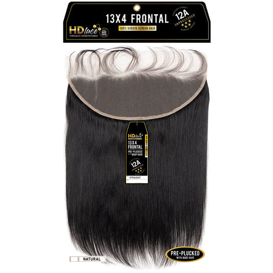 Sensationnel 12A Virgin Human Hair 13X4 Frontal Straight Closure 10