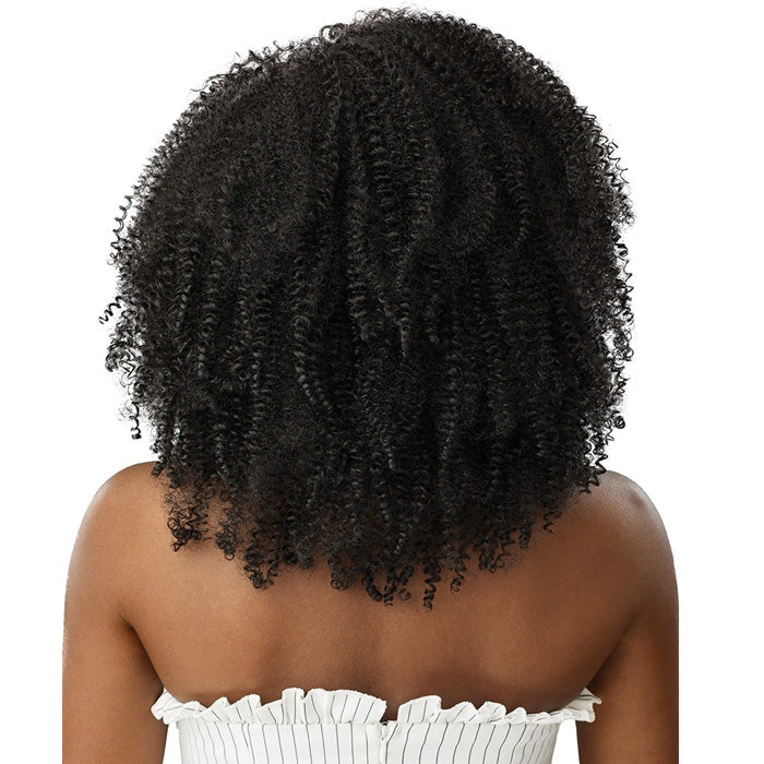 Outre Human Hair Blend Big Beautiful Hair Clip In 9CS - SPRINGY AFRO 10"