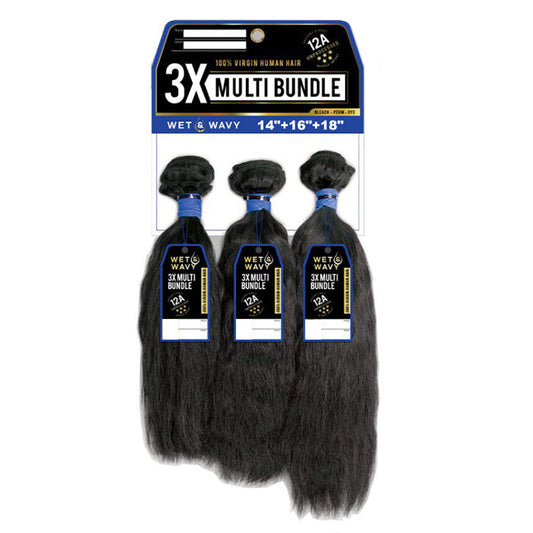 Sensationnel 100% Virgin Human Hair 12A Wet & Wavy Weave Bundle - BOHEMIAN 14/16/18" 3X