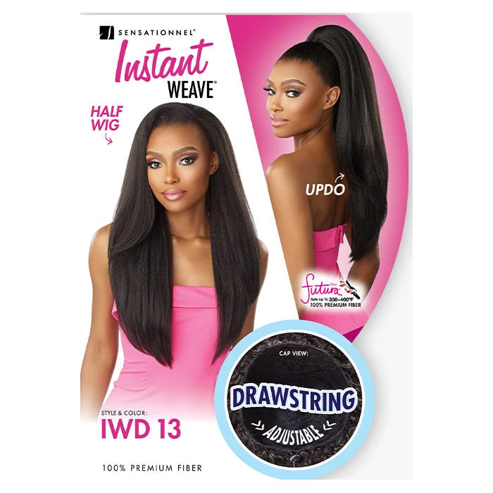 Sensationnel Instant Weave Drawstring Cap Half Wig - IWD 13