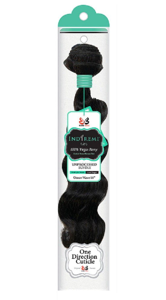 Bobbi Boss Indi Remi 100% Virgin Remy Human Hair Weave - OCEAN WAVE (10-22 Inch)