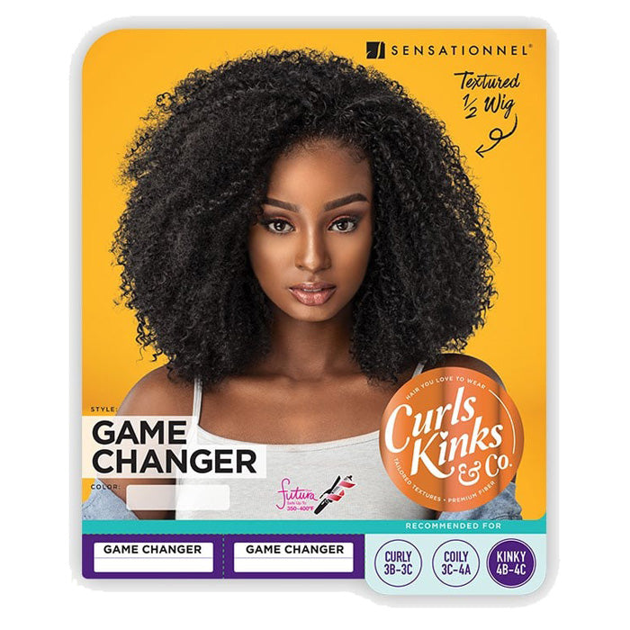 Sensationnel Curls Kinks & CO Half Wig KINKY 4B-4C - GAME CHANGER