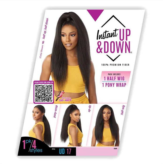 Sensationnel Instant Up & Down Half Wig - UD 17