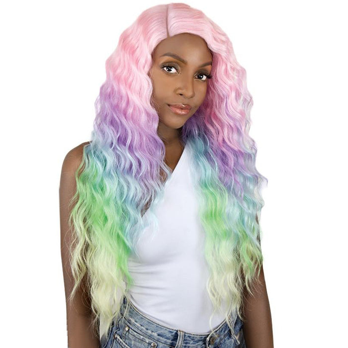 It's A Wig Unicorn Color Lace Front Wig - SUN DANCE