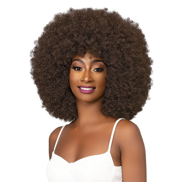 Janet Collection Natural Curly Full Wig - AFRO BADU