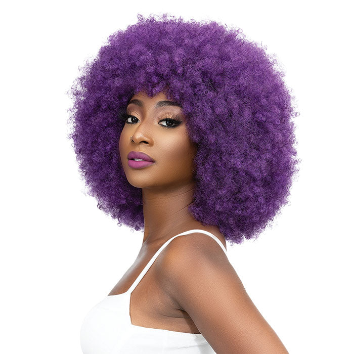 Janet Collection Natural Curly Full Wig - AFRO BADU