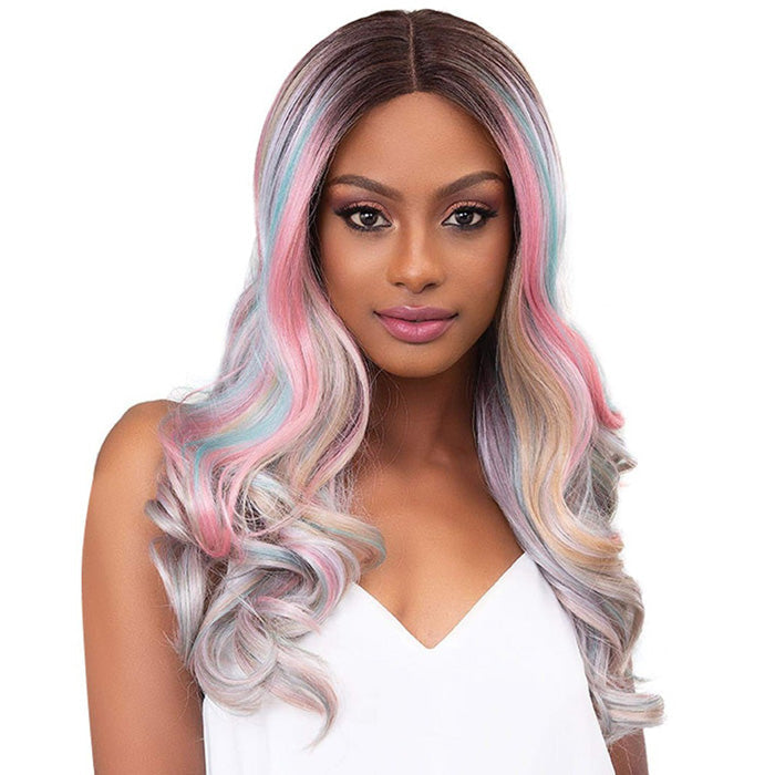 Janet Collection Color Me Deep Part Lace Wig - LOVELY