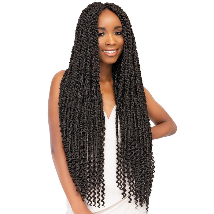 Janet Collection Nala Tress Pre-Looped Crochet Braid - PASSION TWIST BRAID 24" 3X