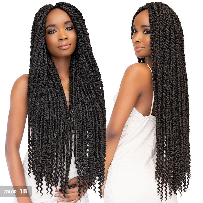 Janet Collection Nala Tress Pre-Looped Crochet Braid - PASSION TWIST BRAID 24" 3X