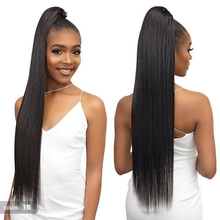 Janet Collection Remy Illusion Ponytail - STRAIGHT 32"