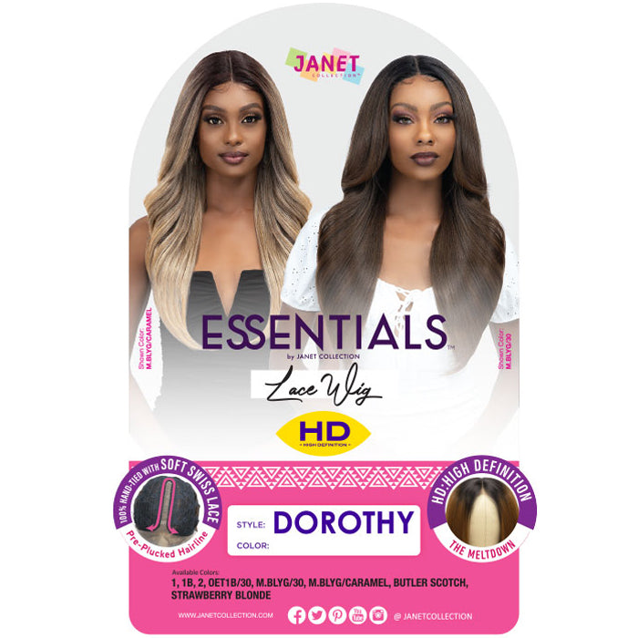 Janet Collection Essential HD Swiss Lace Part Wig - DOROTHY