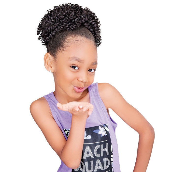 Janet Collection Drawstring Ponytail - LOVELY KID VINE CURL