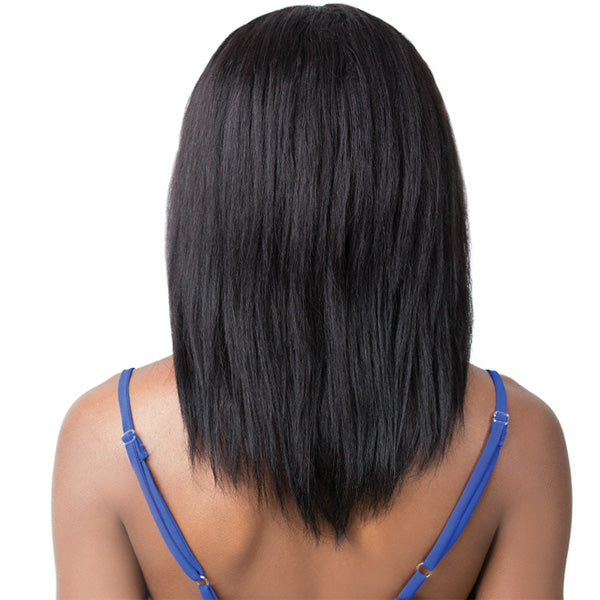 It's a Wig Human Hair Salon Remi Swiss Lace Front Wig - HH S LACE WET N WAVY JERRY