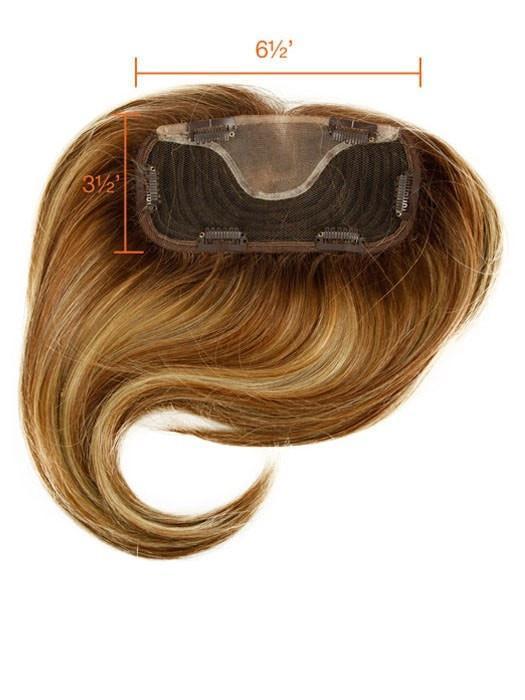 easiFringe | Remy Human Hair Clip In Bangs (Mono Base)
