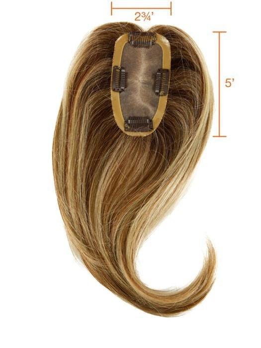 easiPart HH 12" Exclusive Colors | Remy Human Hair Topper (Mono Top)