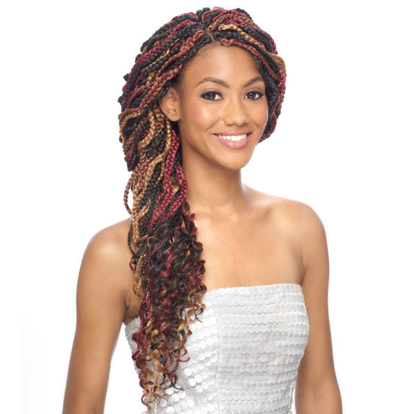 Vanessa Pre-Looped Crochet Braid African Arts - BOX BODY CURL 24" 2X