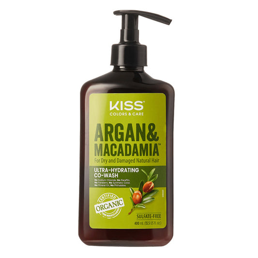 Kiss Colors & Care Argan and Macadamia CO-WASH 13.5 fl oz