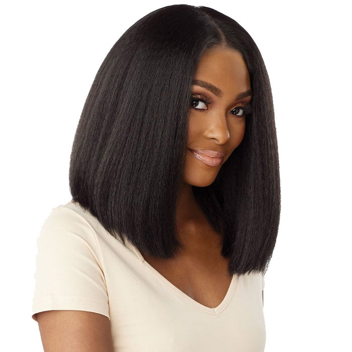 Sensationnel Curls Kinks Texture Glueless 13x6 HD Lace Front Wig - 13x6 KINKY BOB 14 - Kinky Edges