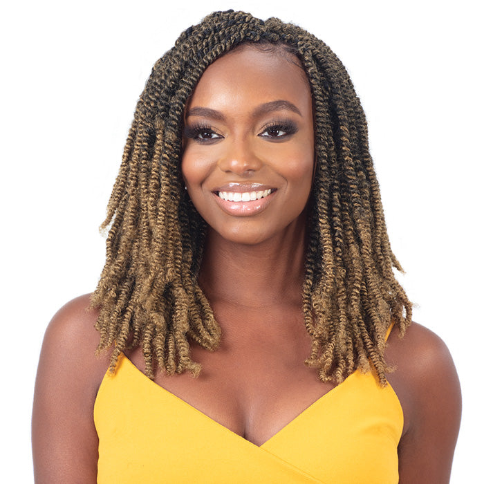 Freetress Pre-Looped Crochet Braid - 3X PRE-FLUFFED POPPIN TWIST 16"