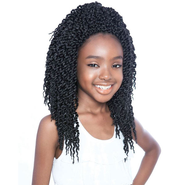 Mane Concept Afri Naptural Pre-Looped Crochet Braid - KIDS ROCK 3D CUBIC TWIST 12"