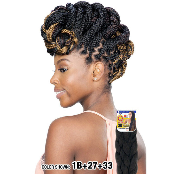 Shake N Go Que 100% Kanekalon Volume - 3X PACK KING JUMBO BRAID