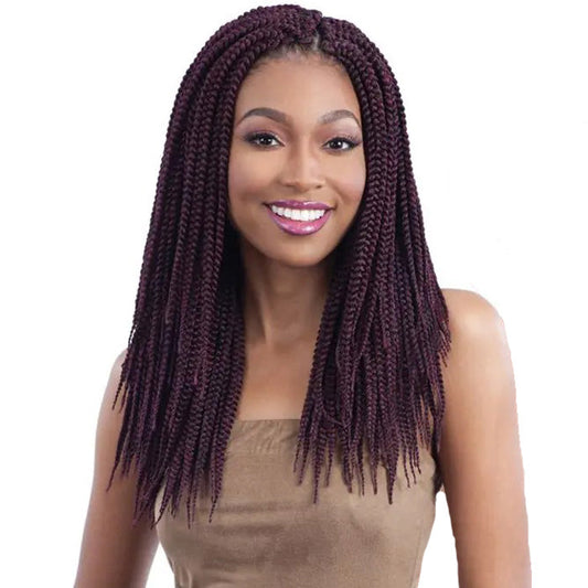 Freetress Pre-Looped Crochet Braid - MED BOX BRAIDS 14"