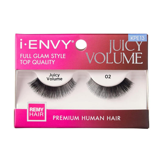 Kiss i-Envy Premium Human Hair Lashes - Juicy Volume 02 KPE13