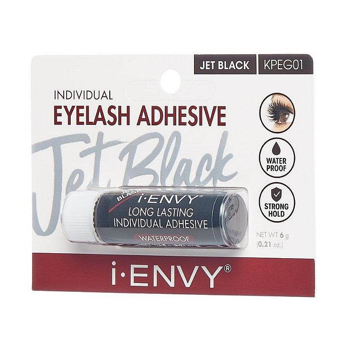 i-Envy Premium Individual Lash Glue Waterproof Adhesive Strong Hold - JET BLACK KPEG01