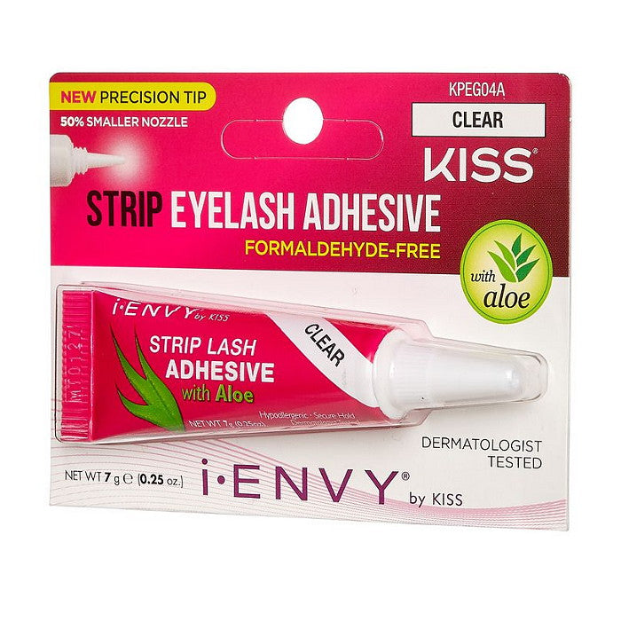 Kiss ALOE INFUSED STRIP LASH GLUE - CLEAR KPEG04A