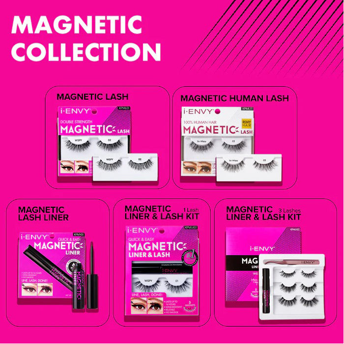 i-ENVY by Kiss 100% Human Hair Magnetic Lashes - Juicy Volume 01