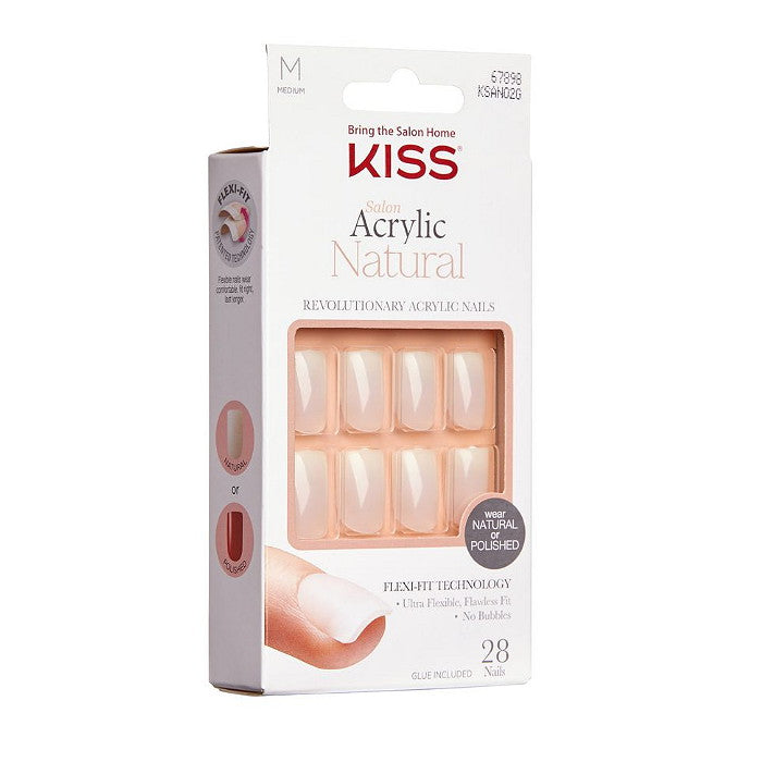 KISS Salon Acrylic Natural Nails 28pc - Euphoria