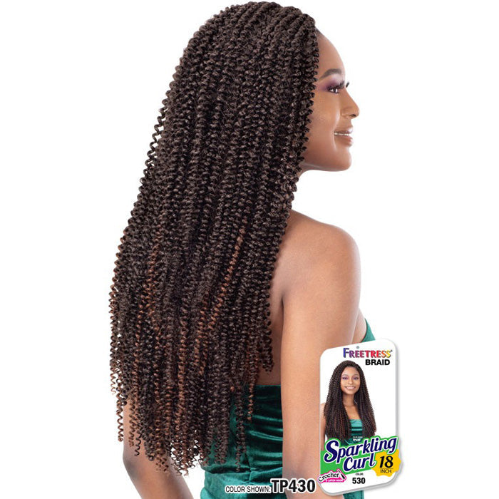 Freetress Crochet Braid - SPARKLING CURL 18"