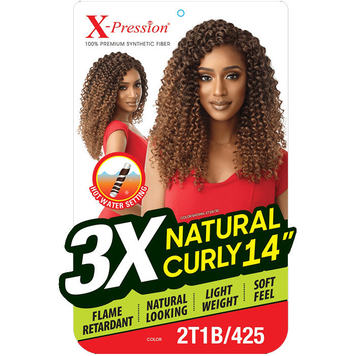 Outre Synthetic Xpression Braids 3X NATURAL CURLY 14