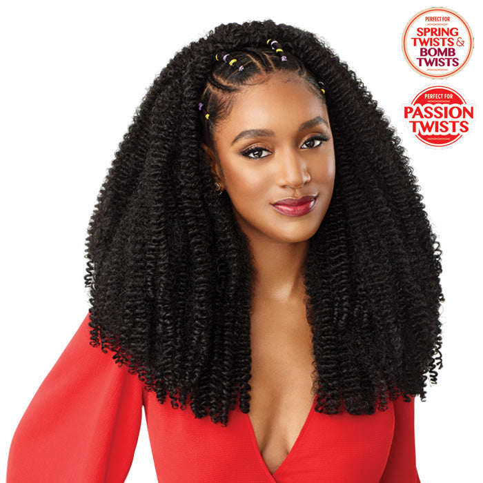 Outre X-Pression Twisted Up Crochet Braids 3X - SPRINGY BOHEMIAN TWIST 16"