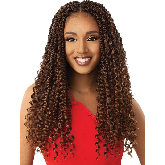 Outre X-Pression Twisted Up Pre-Looped Crochet Braid - BOHO WAVY BOMB TWIST 20"