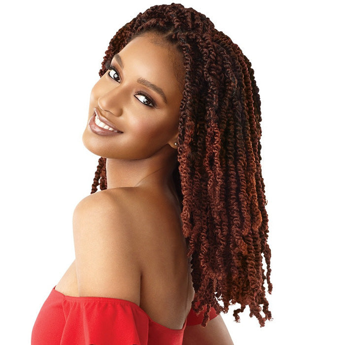 Outre X-Pression Twisted Up Crochet Loop Braid - WAVY BOMB TWIST 12"/18"/24"