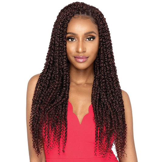 Outre X-Pression Twisted Up Crochet Loop Braid - PASSION BOHEMIAN FEED TWIST 22"