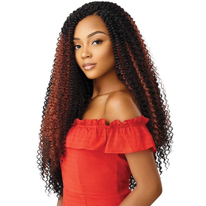 Outre X-Pression Twisted Up Crochet Braids - PASSION JERRY CURL 22"