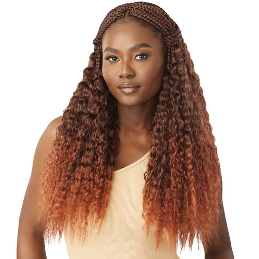 Outre X-Pression Twisted Up Crochet Loop Braid - WET & WAVY VIBE BOX BRAID 22"