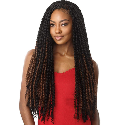 Outre X-Pression Twisted Up Crochet Braid - PASSION WATERWAVE 24"