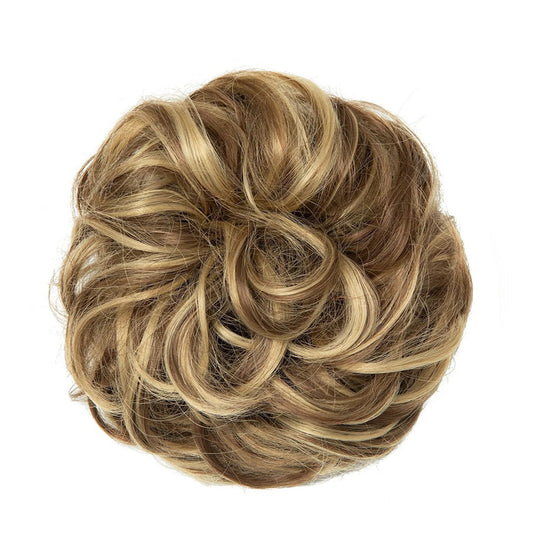 Lord & Cliff Think Pink Messy Bun Elastic Hair Extension - HAIR MAGIC