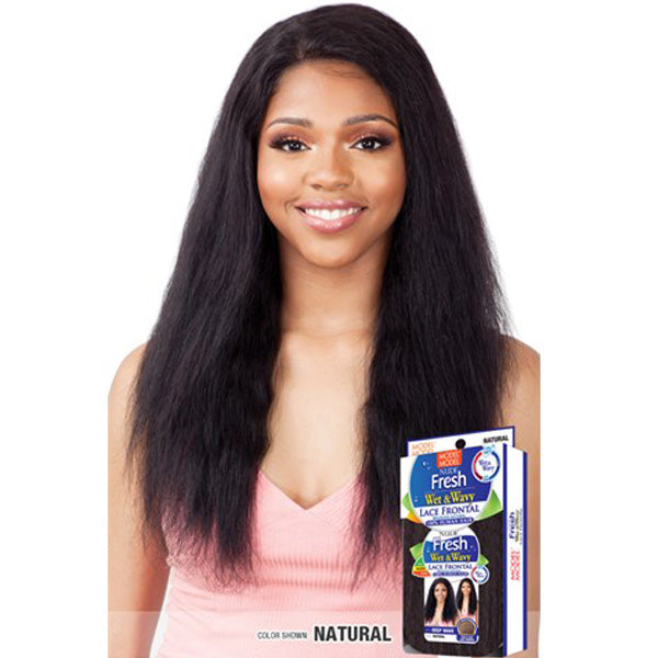 Model Model Nude Fresh Brazilian Human Hair Wet & Wavy Lace Frontal Wig DEEP WAVE
