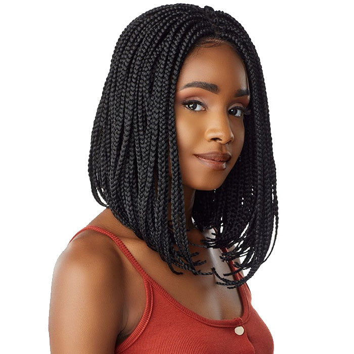 Sensationnel Cloud 9 Swiss Lace Hand-Braided 4x4 Lace Front Wig - BOX BRAID BOB