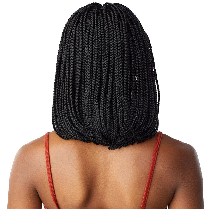 Sensationnel Cloud 9 Swiss Lace Hand-Braided 4x4 Lace Front Wig - BOX BRAID BOB